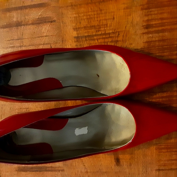 Nine Wesr  Red Women's Heels Size 7.5 - Picture 1 of 5